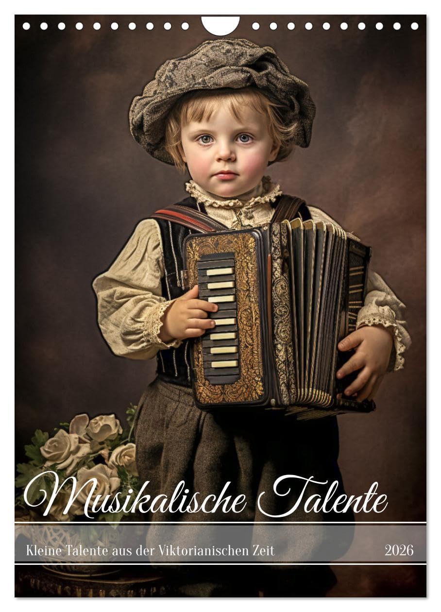 Musical talents UK-Version (Wall Calendar 2026 DIN A4 Portrait), CALVENDO 12 Month Wall Calendar — image 1