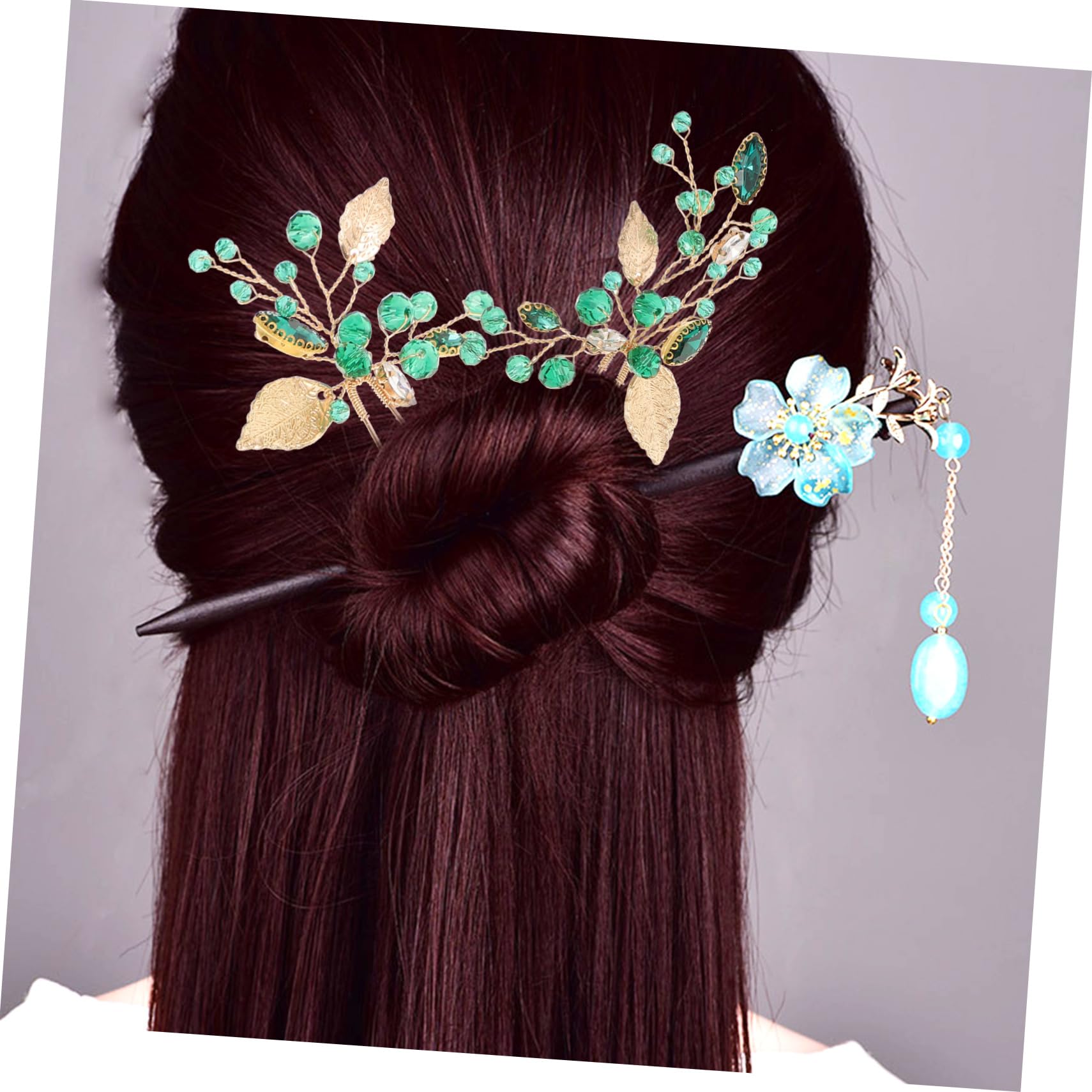 Épingle à Coiffure Cristal 3 Pièces en Alliage, pour Mariage