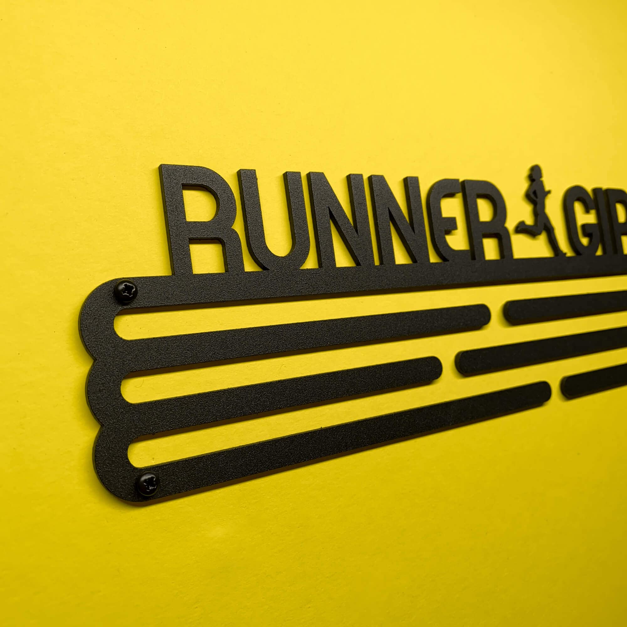 Runner Girl Colgador de medallas | Medallero Acero | Medal Holder dispaly Hanger | Medalla Percha