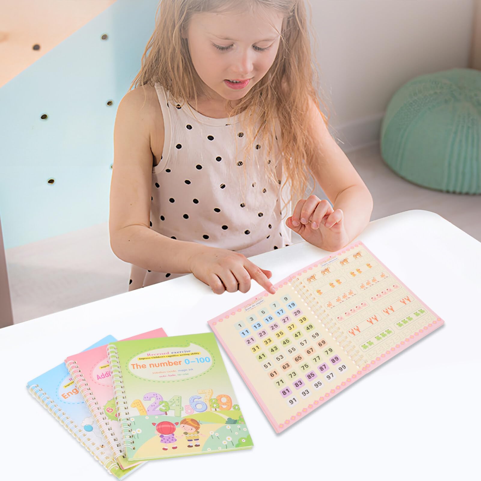Livre D'écriture Rainurée 1 Set, Papier et Fer, Entraînement