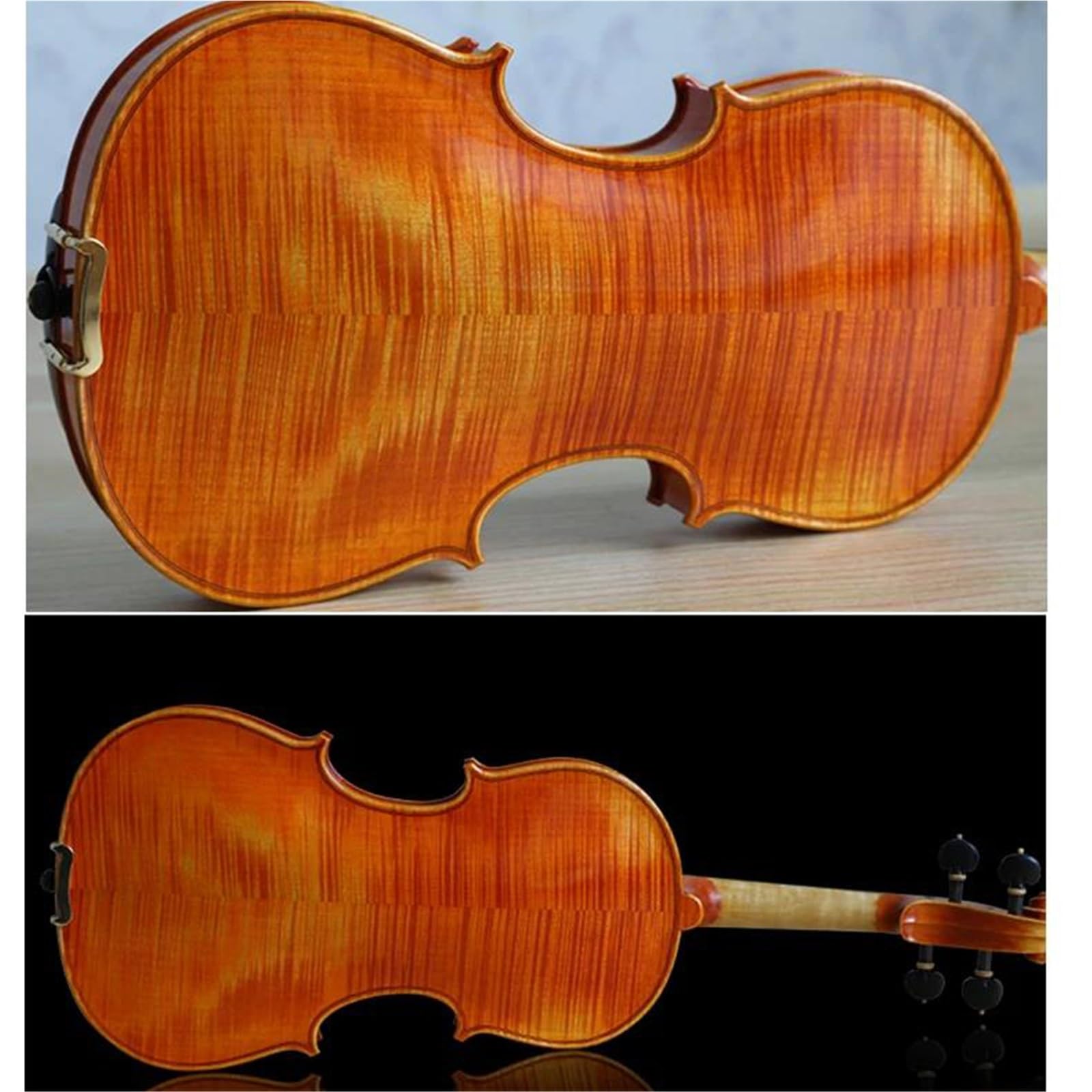 Violino Test Di Valutazione Professionale Del Fatto A Mano Per Principiante 1/4 1/2 Violini(Coffee,4/4)