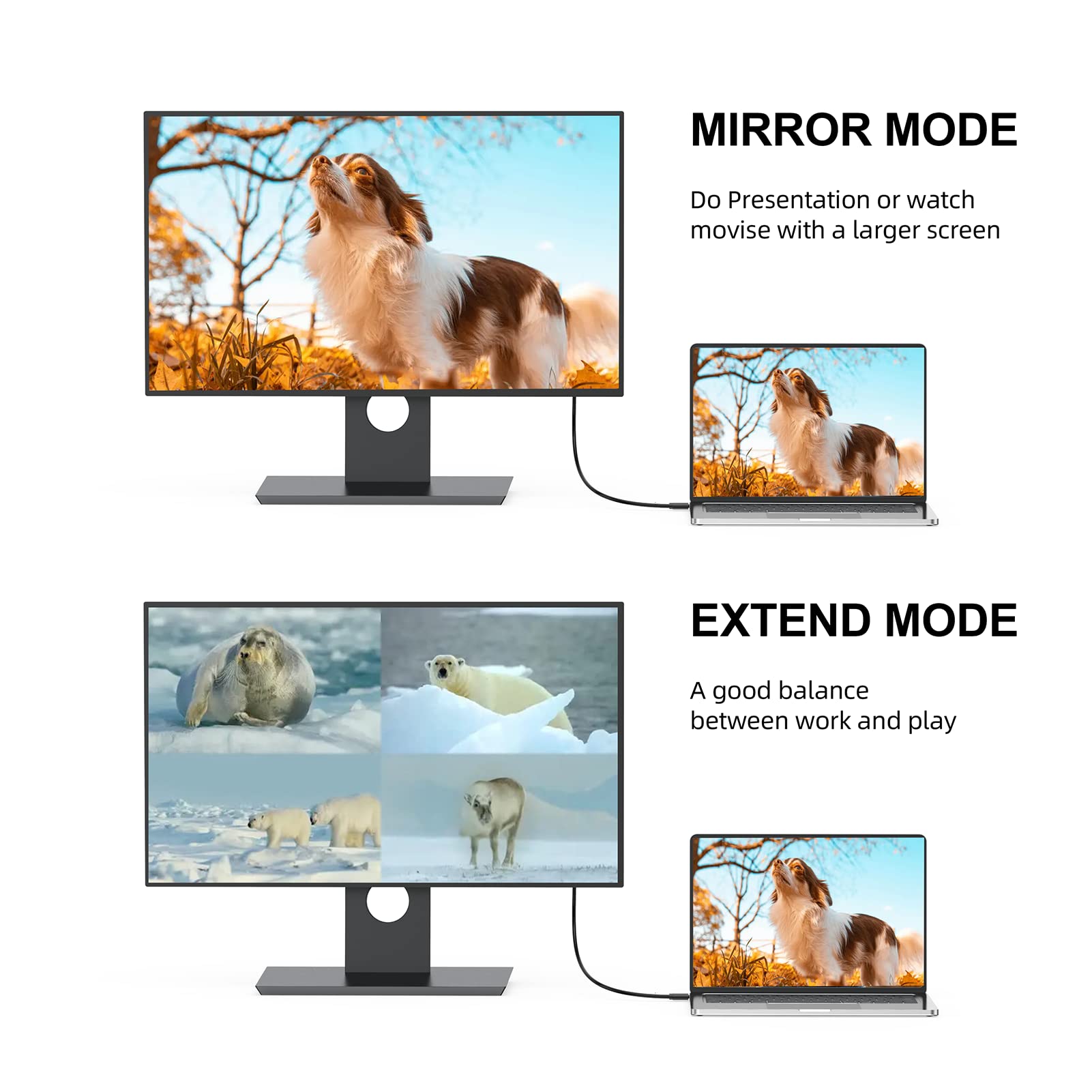 10 FT VGA a VGA Computer Monitor Cavo 10-Pack,1080P @60Hz Full HD 15pin