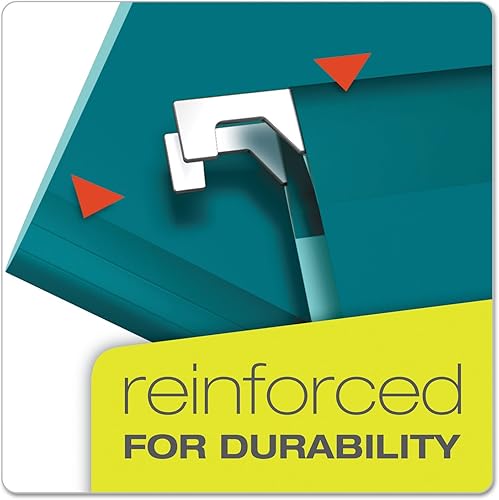 Miniatura 2 de Pendaflex carpetas de archivos colgantes reforzadas, Verde azulado