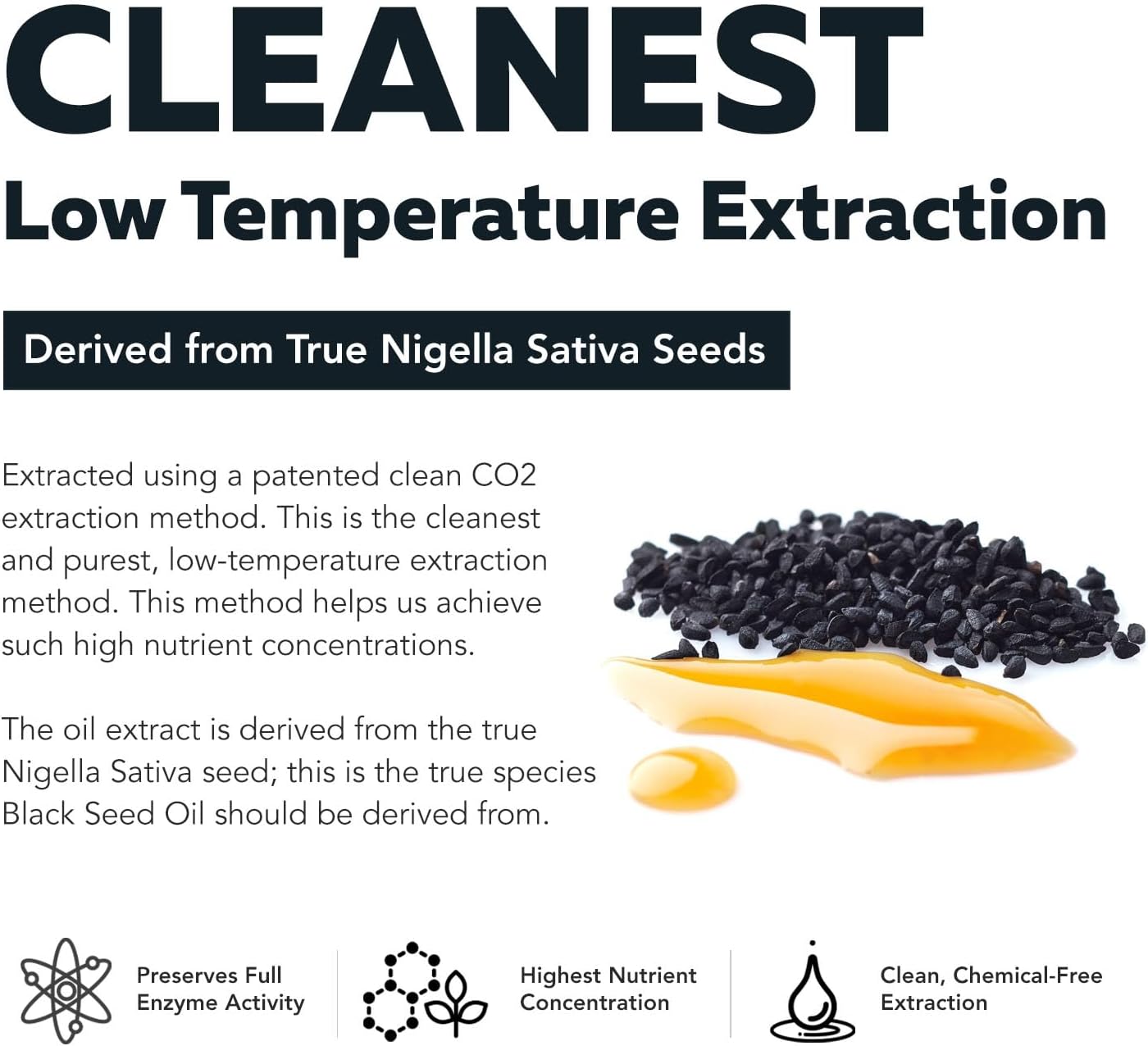 Black Seed Oil Softgels | 5% Thymoquinone - TQ-Advanced® | High Potency - 500 mg per Capsule - 15:1 Concentrate from Nigella Sativa Extract, Raw Form, Vegan Formula, Glass Bottle (60 Softgels) - Image 6