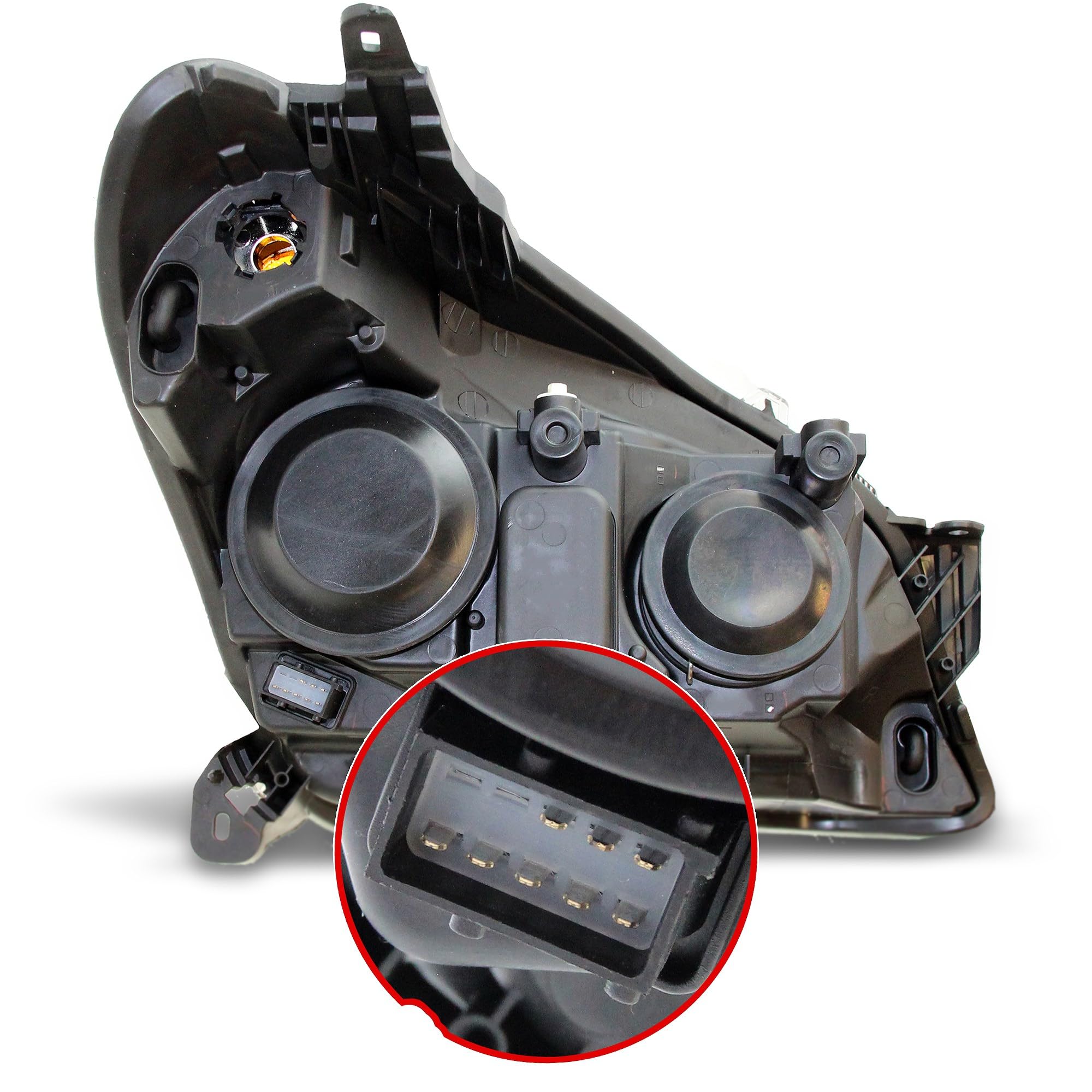 ATEC Germany 2x faros Faros delanteros Faros principales izquierda + derecha Compatible con OPEL ASTRA H,