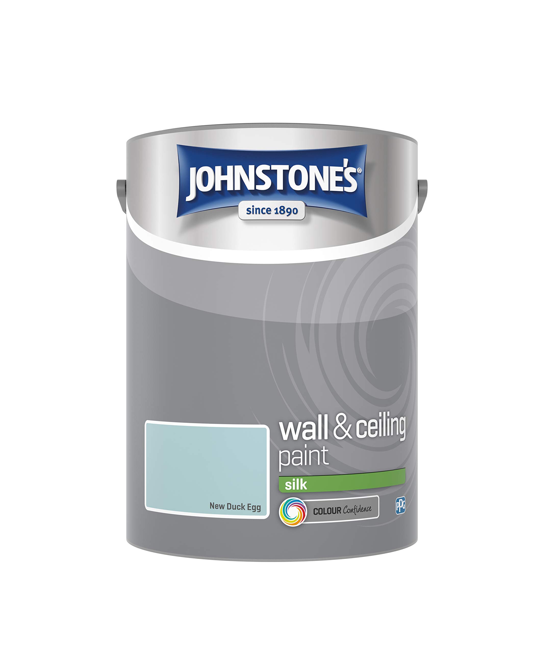 Johnstone's Silk Emulsion Paint - New Duck Egg - 2.5L
