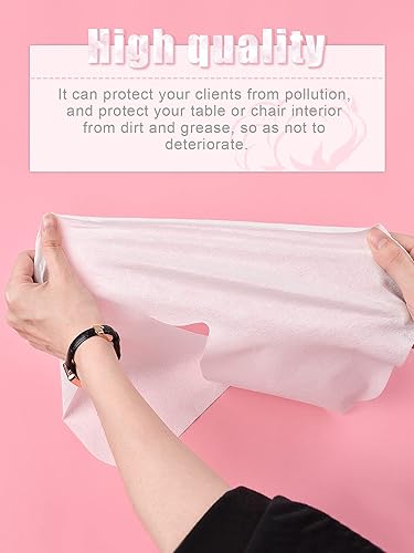 Miniatura 12 de Kalolary 200 fundas desechables para cuna, ultra suaves, antiadherentes, planas, fundas blancas para reposacabezas para mesas de masaje, sillas