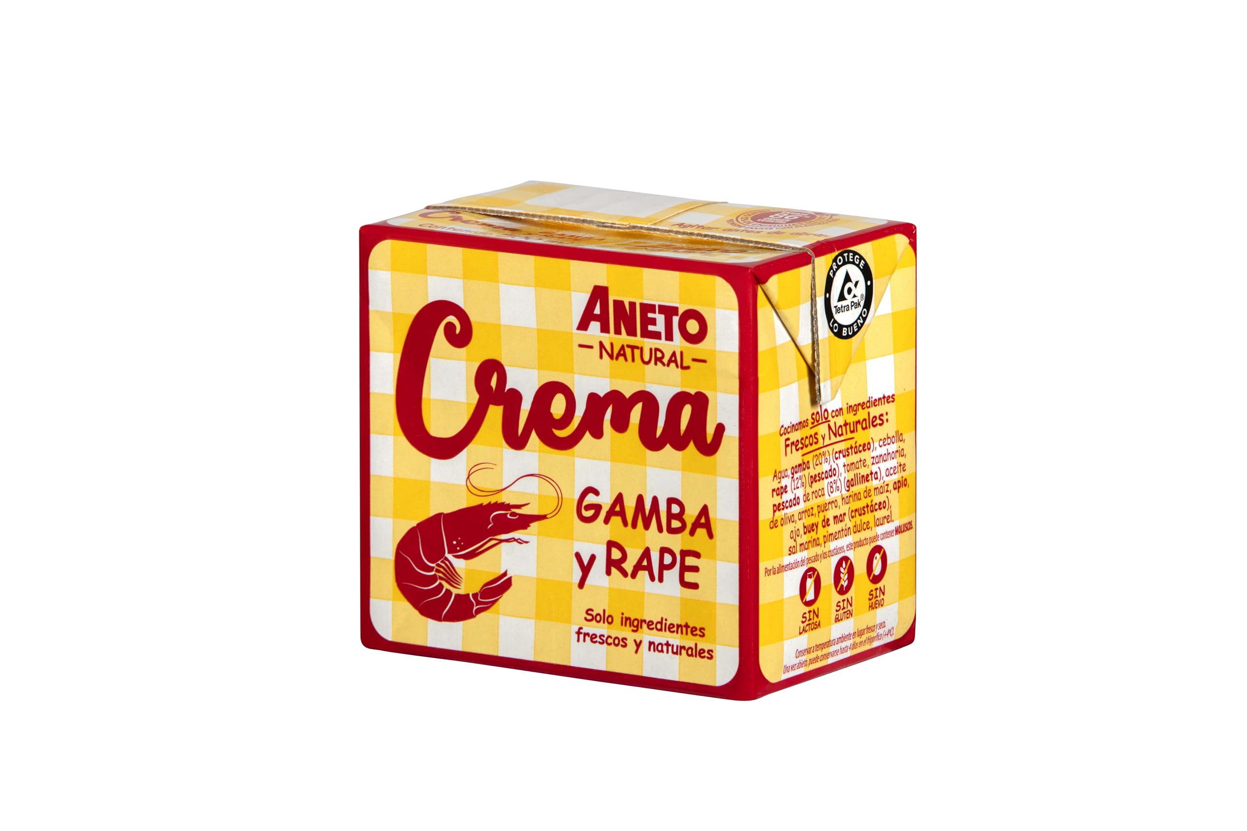 Crème de crevettes et rapé - boîte de 6 unités de 0,5L