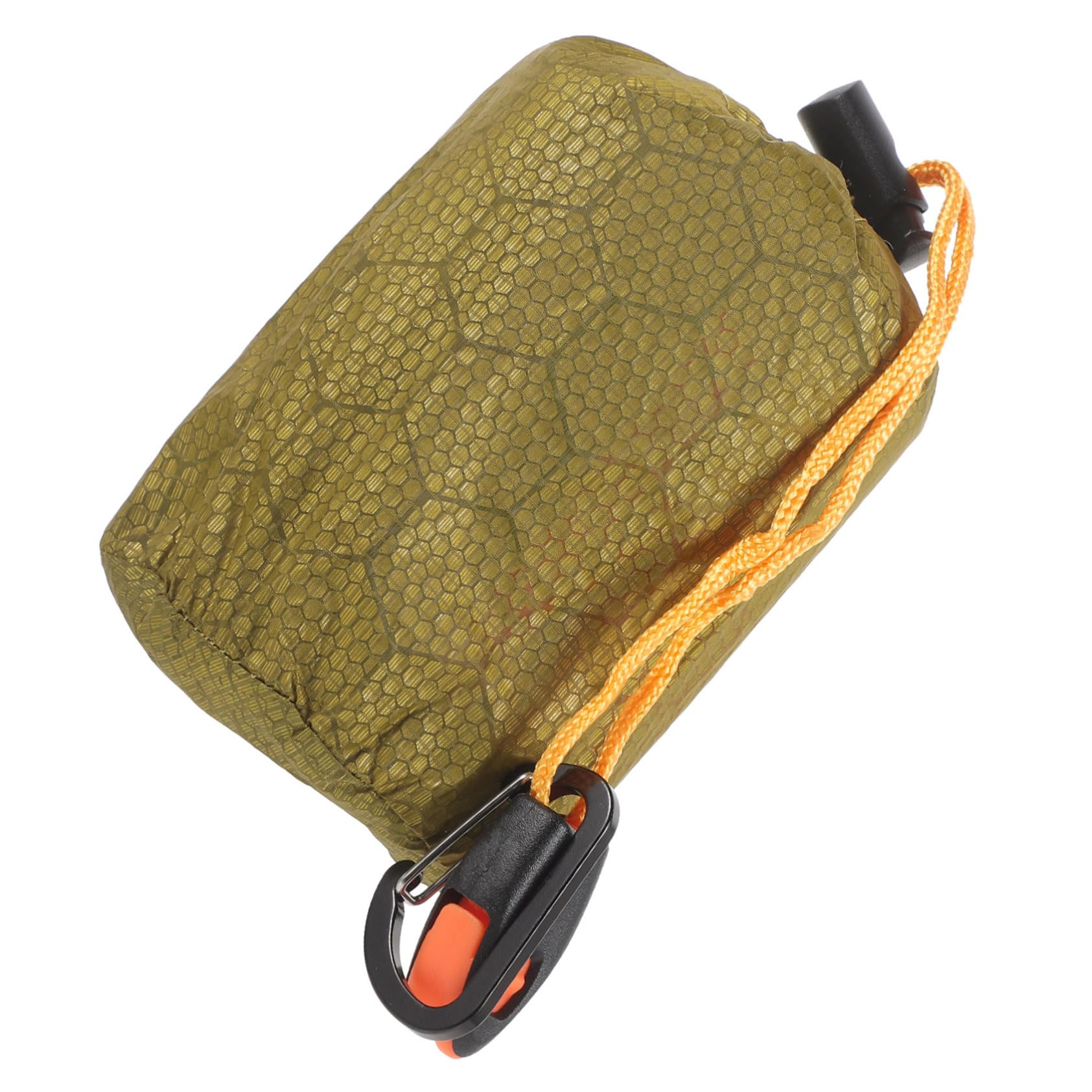 ifundom Notfall Schlafsack Aluminiumfolie Tragbar und Winddicht für Outdoor Aktivitäten Wie Camping Trekking und Erste Aufbewahrungstasche und Pfeife