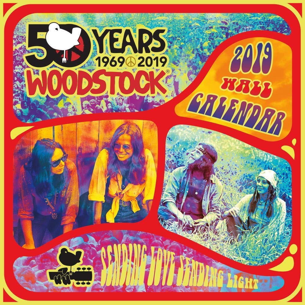 NMR Calendars, 2019 Woodstock 50th Wall Calendar Amazon.in Office
