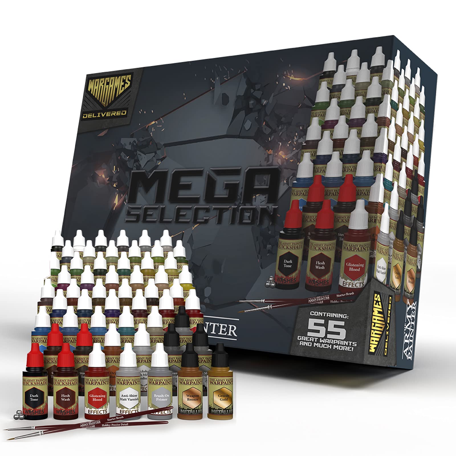 The Army Painter Wargames Delivered Mega Miniature Paint Sets