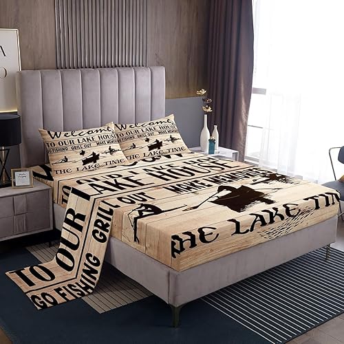 Miniatura 13 de Juego de sábanas de violonchelo de piano tamaño individual, juego de ropa de cama de 3 piezas para niños y niñas, decoración de habitación de Marrón