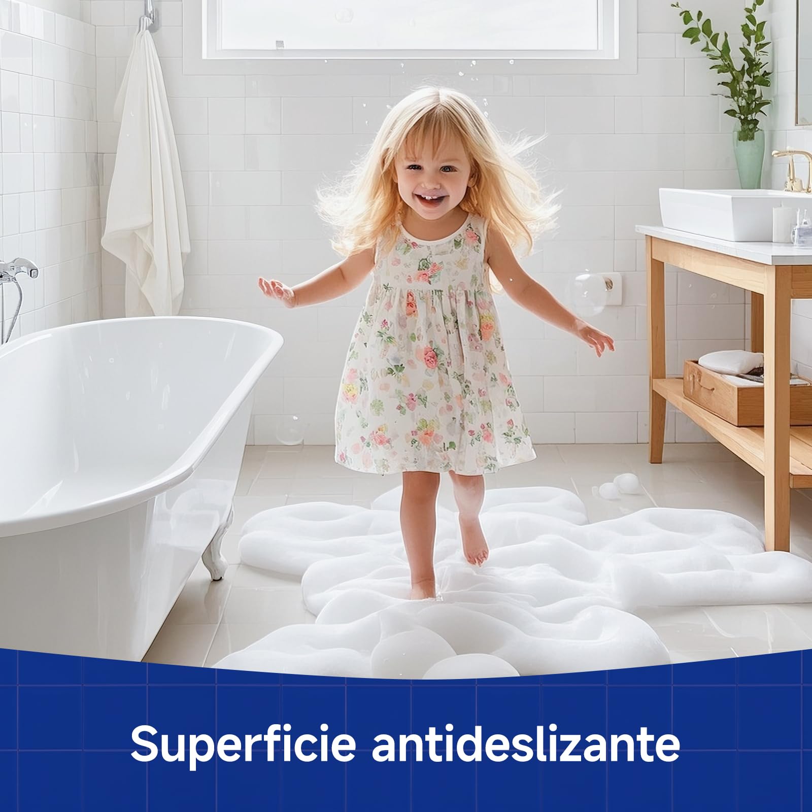 Kit de renovación bañeras y azulejos con herramientas, 35oz pintura blanca water-based, bajo olor, DIY, fácil uso, semi-brillante, 4.6-5.5m²