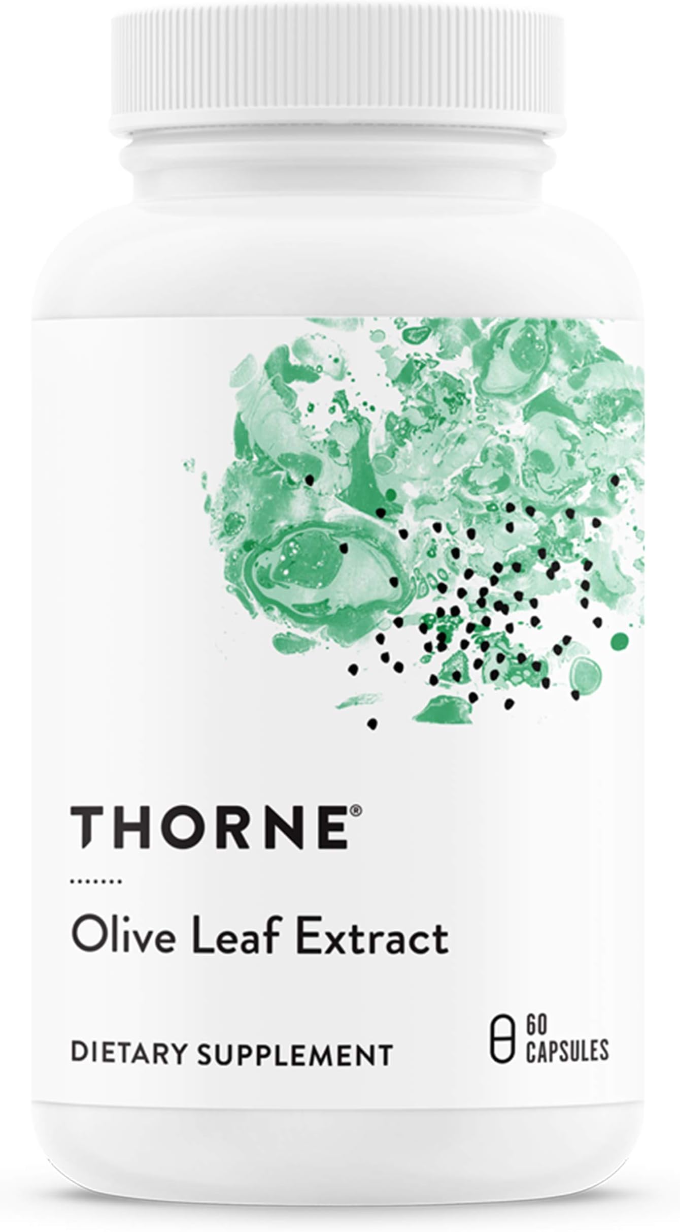 THORNE Olive Leaf Extract - Botanical Extract with Natural Antioxidant Properties - Immune Function Supplement - 60 Capsules