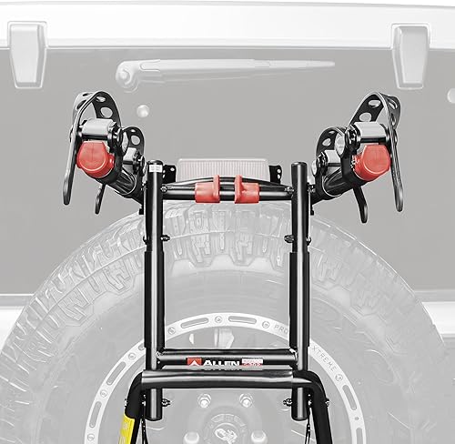 Miniatura 3 de Allen Sports Premier - Soporte para neumáticos de repuesto para 2 bicicletas, S302