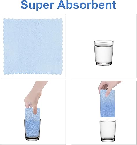 Miniatura 4 de Zekeroll 12 paños de cocina paños de cocina para lavar platos ultra absorbentes de terciopelo de coral para cocina toallas de mano de cocina aceite