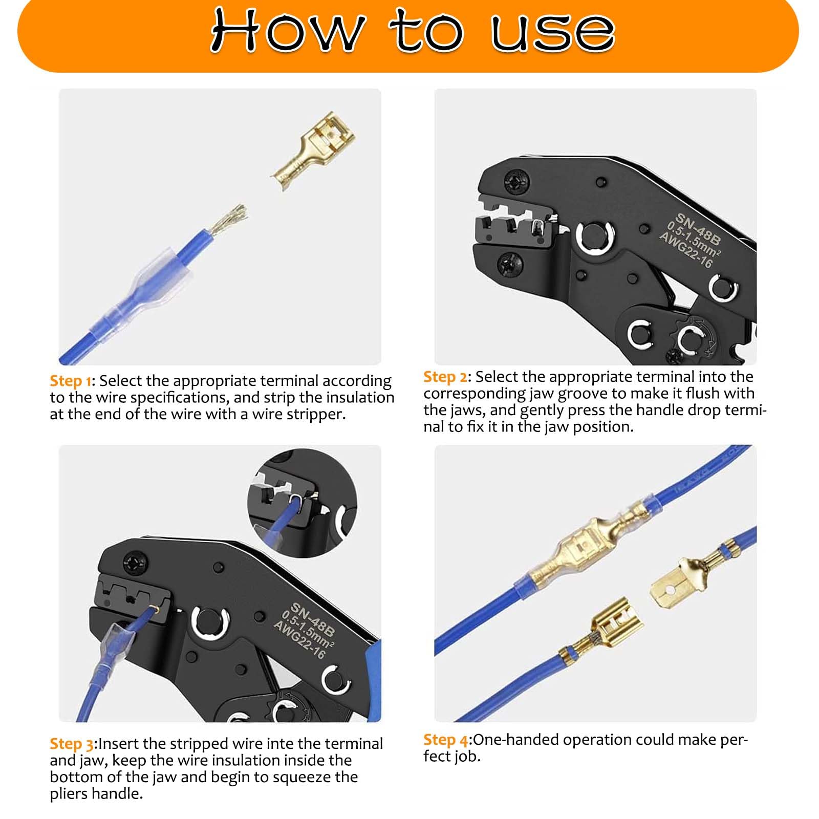 Kit Connettori Elettrici 315 Pezzi - Terminali A Crimpare Per Cavi Auto, Maschio E Femmina - Foto 7