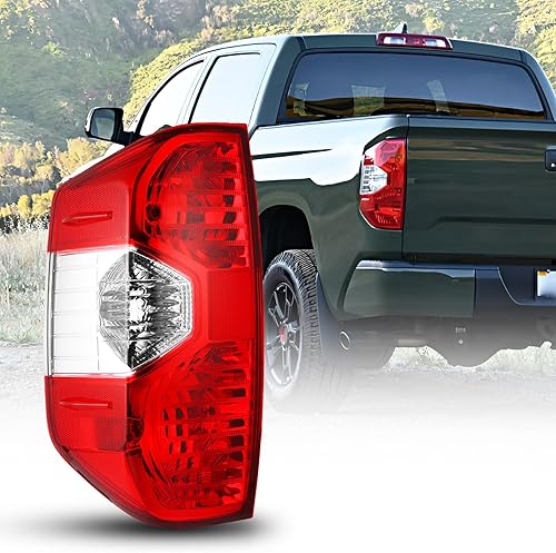 AUTOONE Conjunto de luces traseras para Toyota Tundra, conjunto de lámpara trasera para camioneta Tundra 2014-2021 Lado del conductor del OEM de
