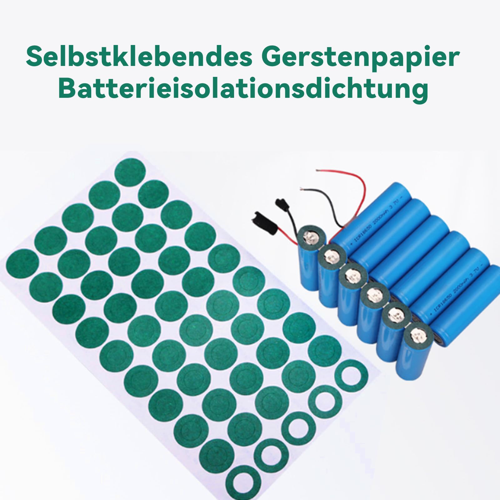 18650 lithium batterijen isolatieringen. geïsoleerd zelfklevend