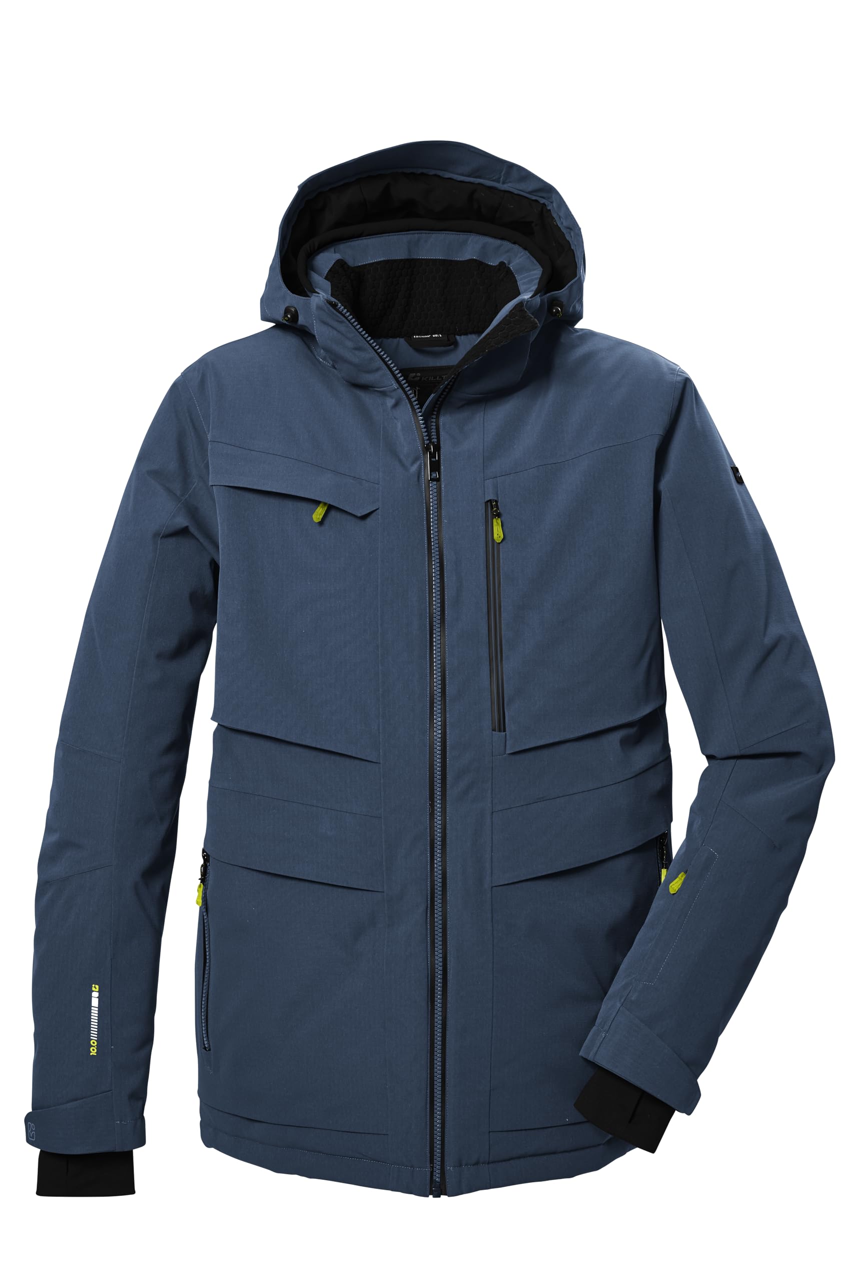 Killtec Ksw 43 Mn Ski Jckt Giacca da sci/giacca funzionale con cappuccio e paraneve con chiusura a cerniera Uomo