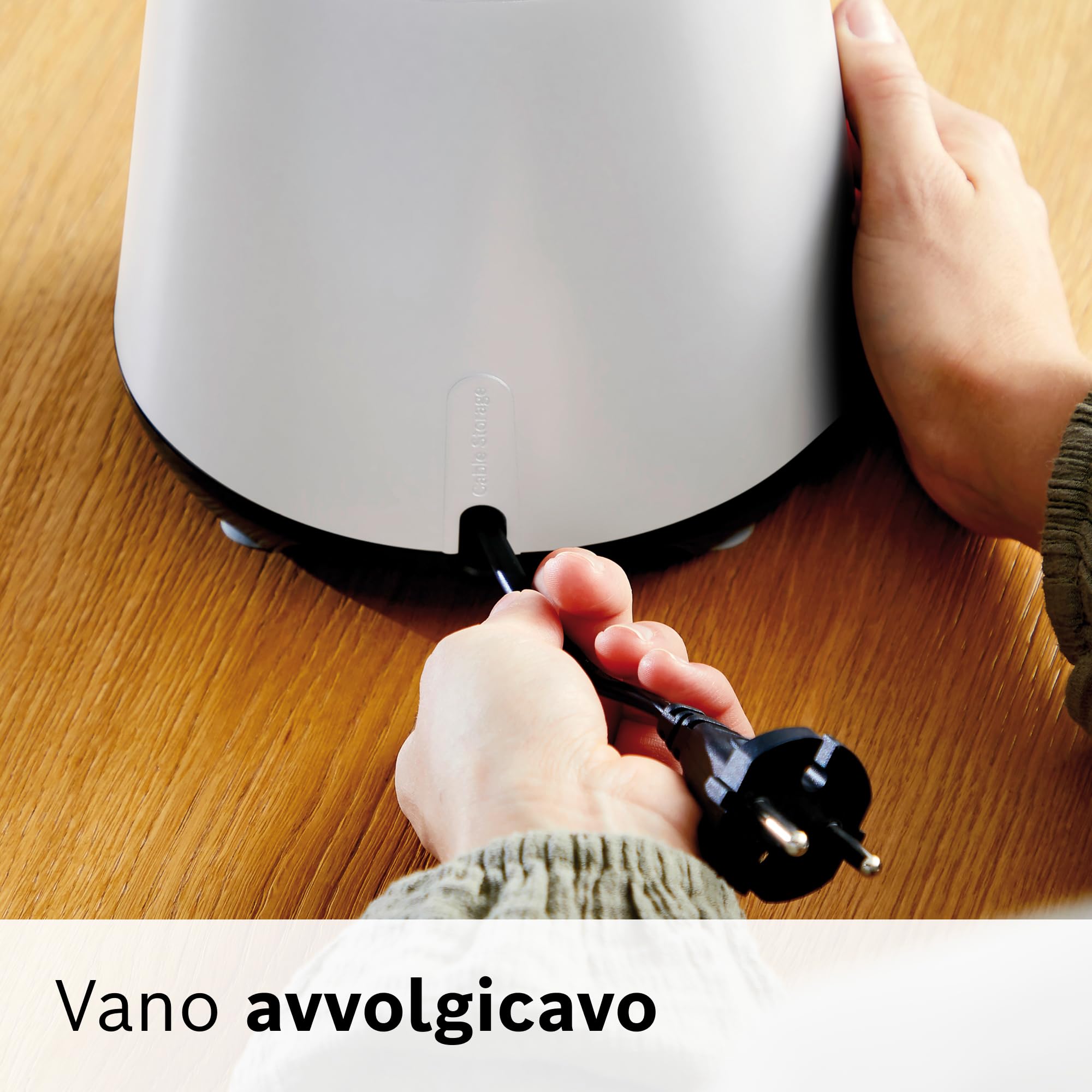 Bosch Serie 4 Frullatore VitaPower MMB4151W, Potente 1200 W, 30.000 giri/min, Lame Rinforzate in Acciaio Inox, Bicchiere Frullatore in Tritan da 1.5 L, Componenti Lavabili in Lavastoviglie, Bianco