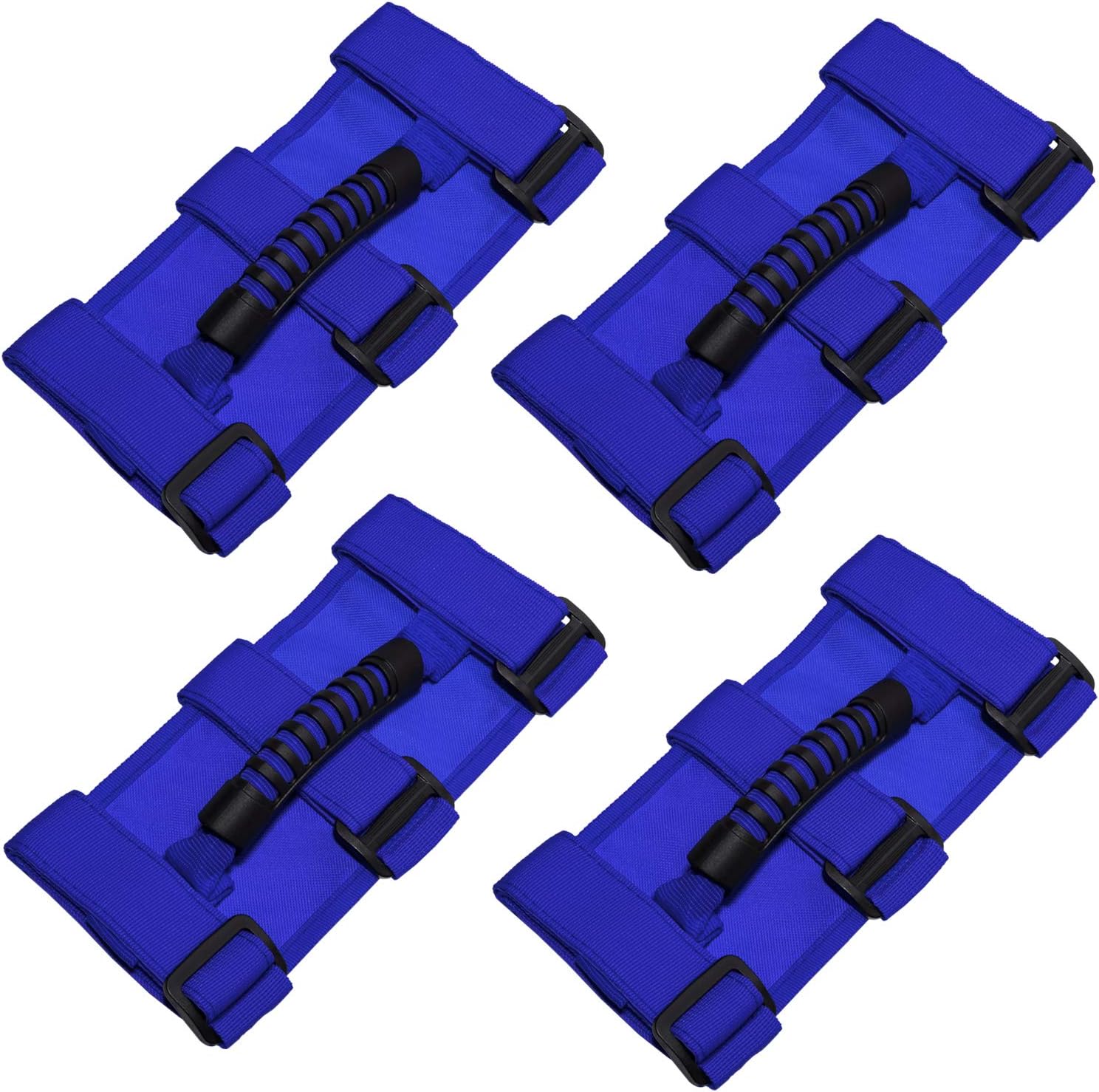 4 X Manijas De Agarre Para Barra Antivuelco Para Jeep Wrangler YJ TJ JK Jku Jl Jlu Sports Sahara Freedom Rubicon X Y Unlimited 1955 2024 Negro~p116090668