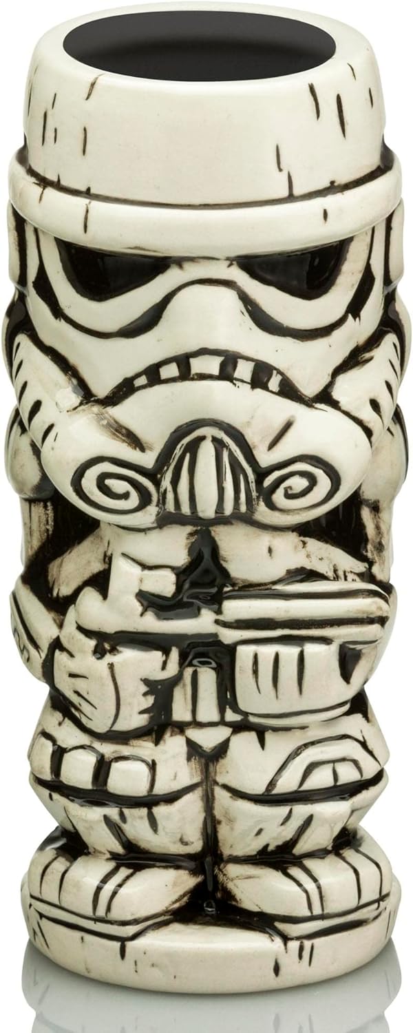 Geeki Tikis Star Wars Stormtrooper V2 Ceramic Mug | Party Cocktail Tumbler Beer Mug For Liquor, Beverages | Holds 15 Ounces