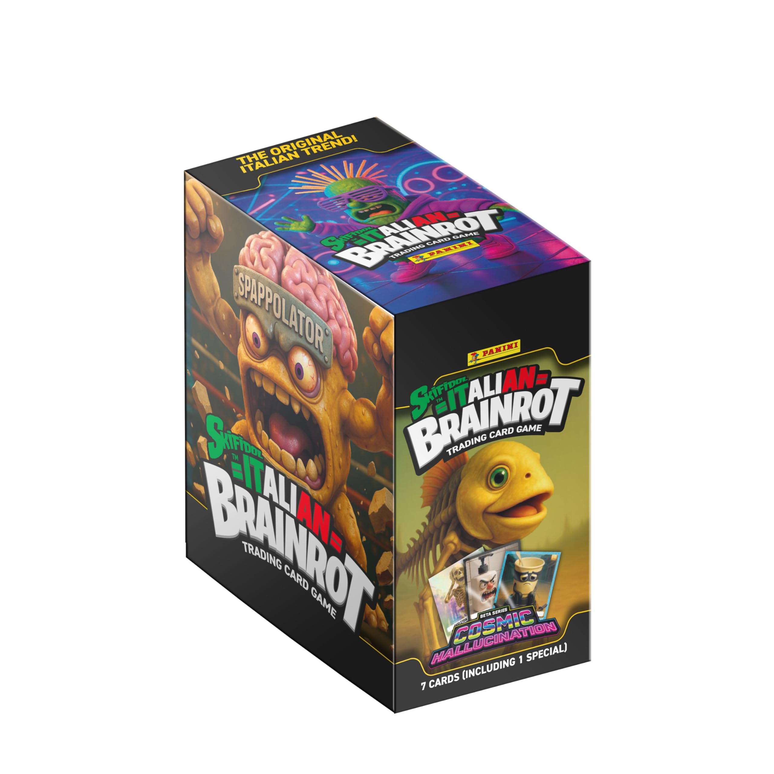 Panini Skifidol Italian Brainrot Cosmic Hallucination Trading Card Collection Booster Box (24 Packs)