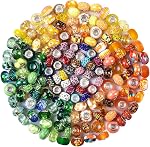Aipridy Assortment European Large Hole Beads Spacer Beads Rhinestone Craft Beads for DIY Charms Bracelet Jewelry Making (Rainbow)
