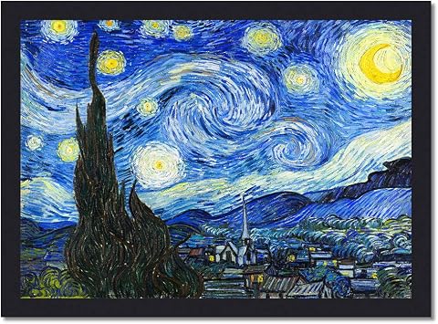 ELITEART-Van Gogh 12x16, The Starry Night