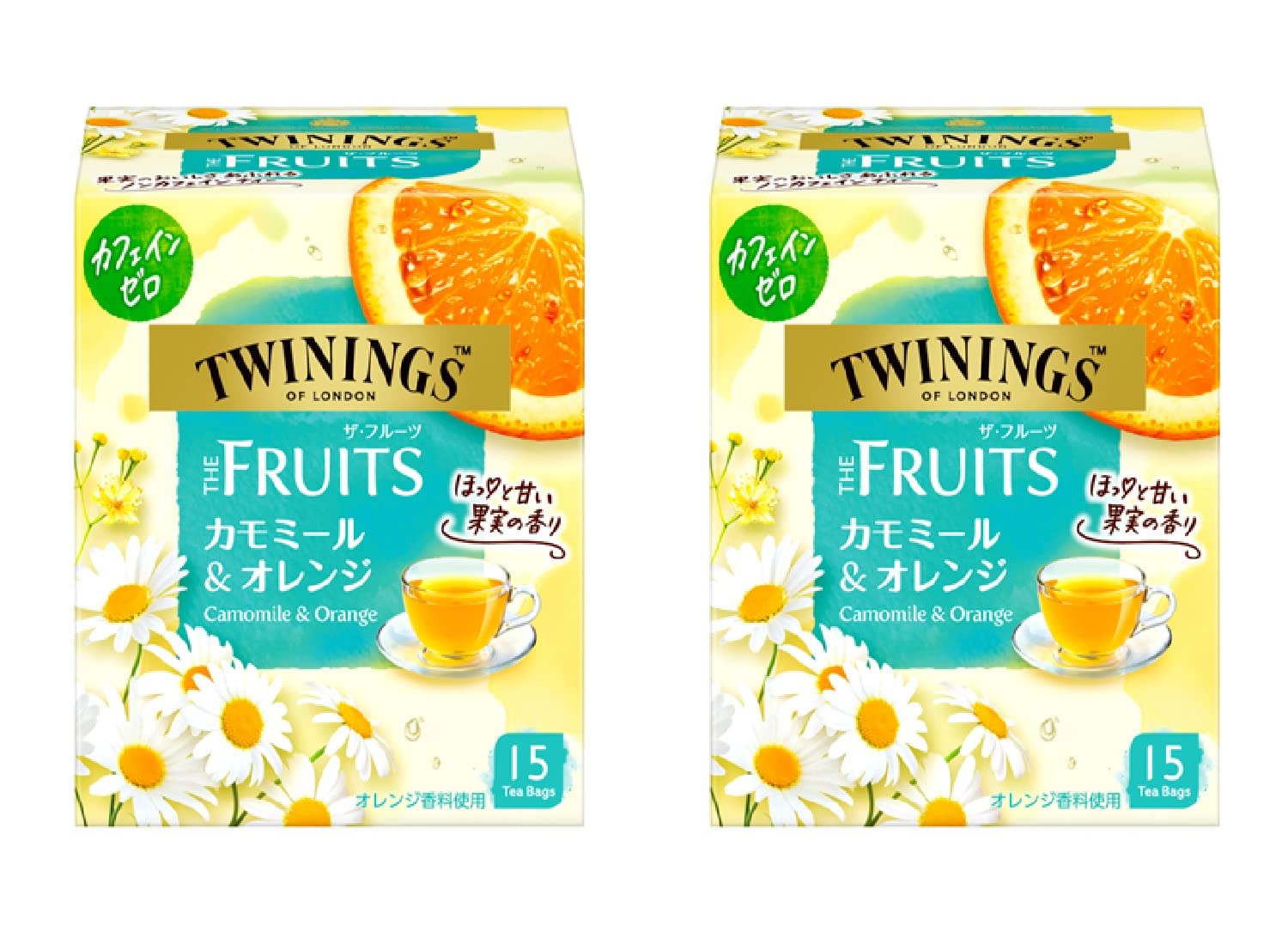 Amazon | トワイニング ザ・フルーツ カモミール&オレンジ 15P×2個