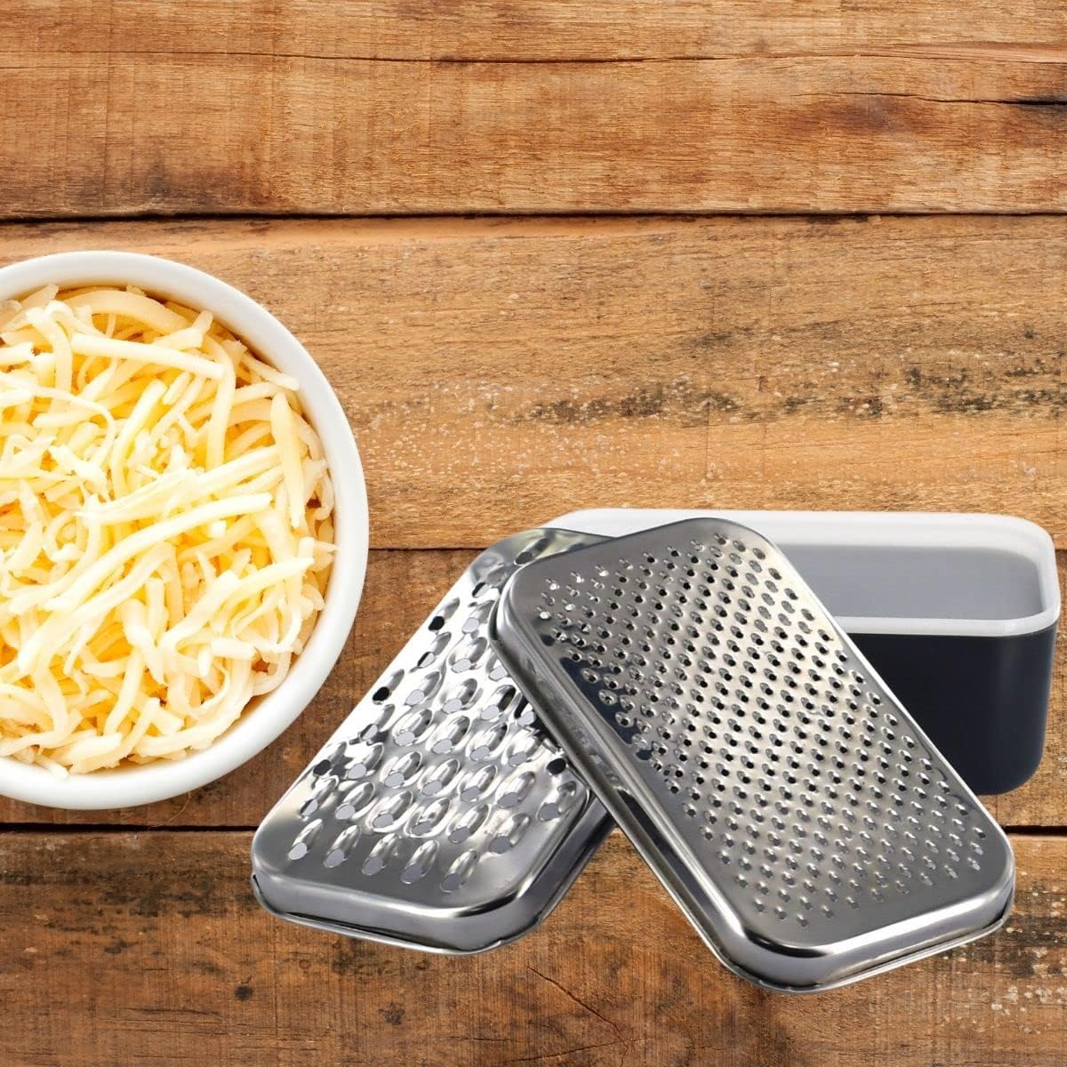 Fackelmann Double Cheese Grater with Container
