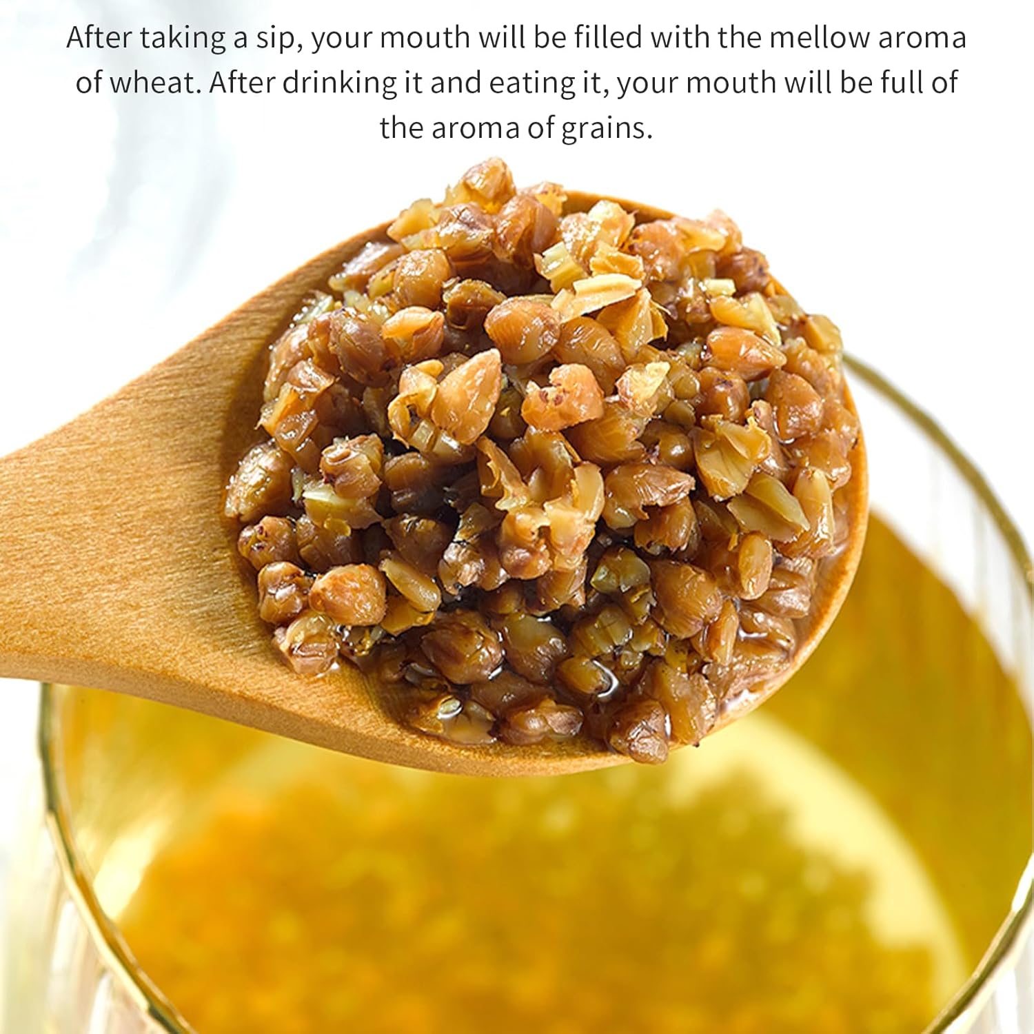 Wanhua Hall Black Buckwheat Tea 540g/19oz Herbal Tea Roasted Buckwheat Pure Natural No Additive Organic Tea Caffeine Free黑苦荞 苦荞茶