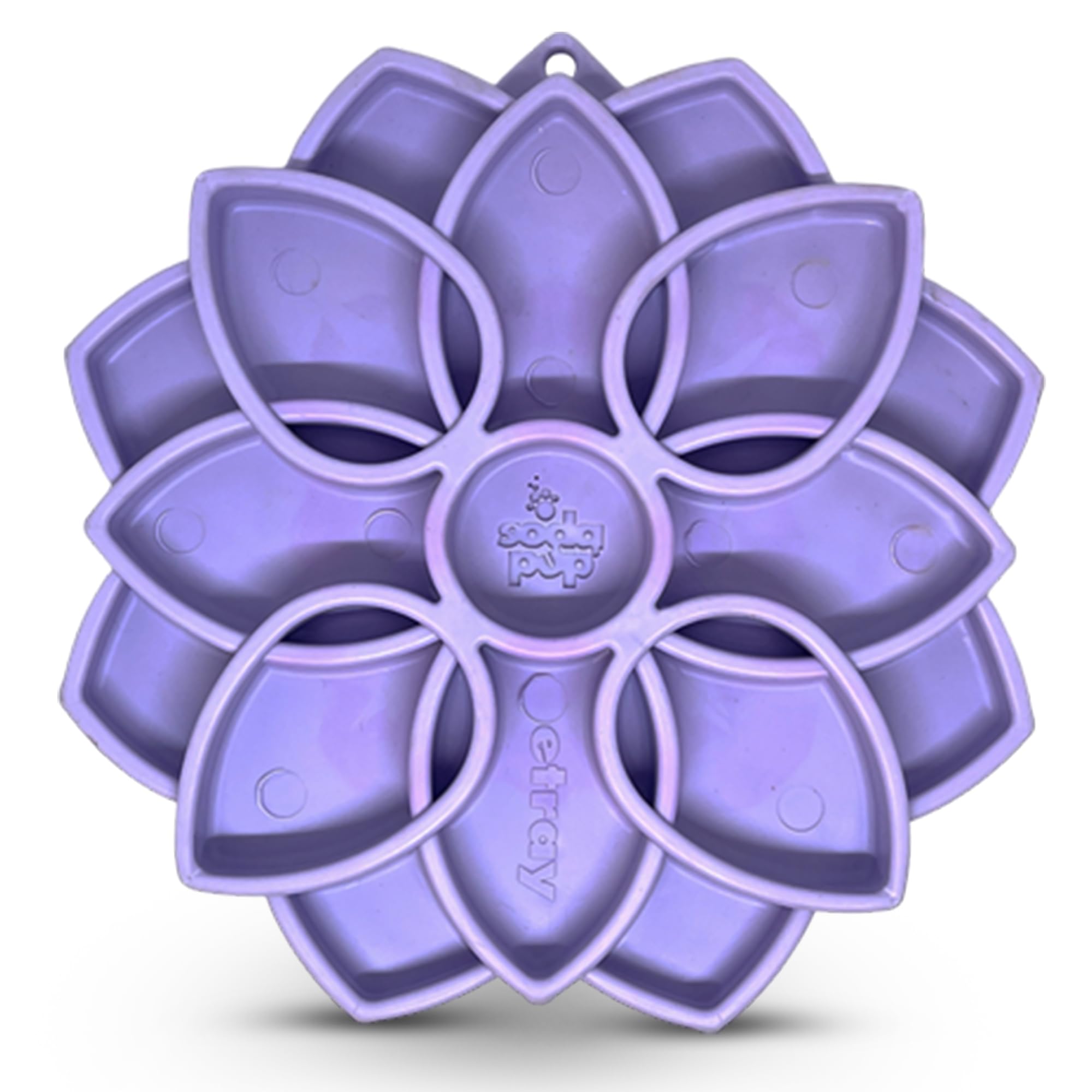 SodaPup Mandala Softie eTray –Durable Enrichment Feeder Made in USA Non-Toxic, Pet-Safe, Food Safe Rubber for Mental Stimulation, Avoiding Overfeeding, Fresh Breath, Digestive Health, Calming, & More — image 1