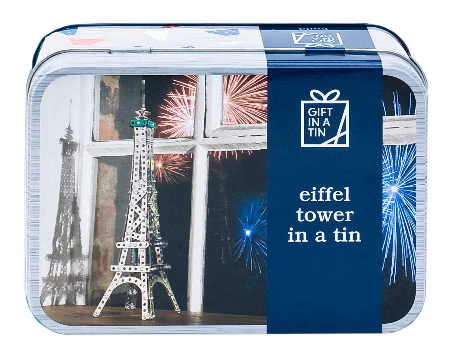 Eiffel Tower in a tin