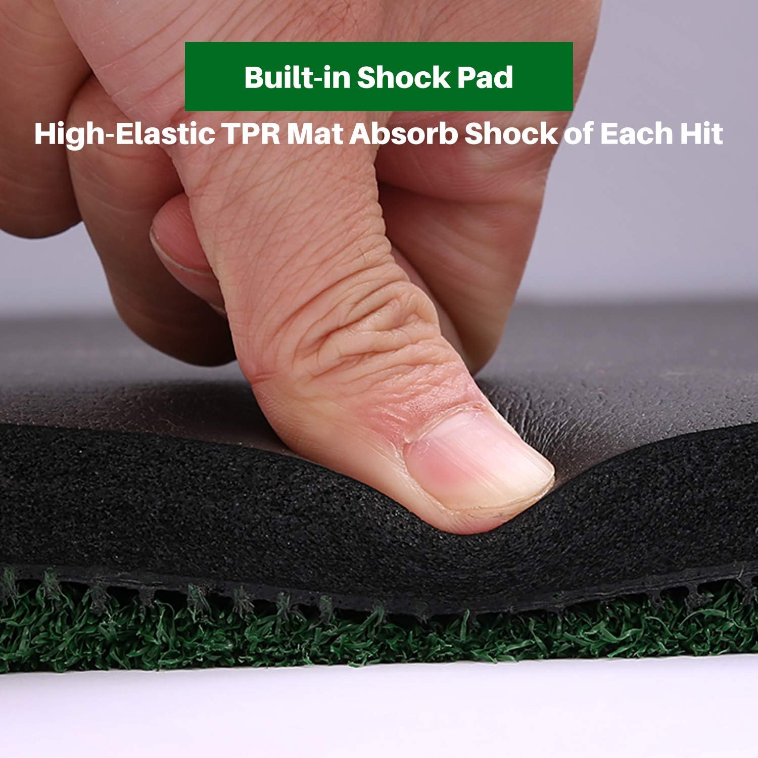 Golf Hitting Mat Commercial Grade Practice Mat for Hitting Driving Chipping with Premium Turf Backyard Home Use Indoor/Outdoor Mat for Pros & Beginners (5x5 ft) : Sports & Outdoors