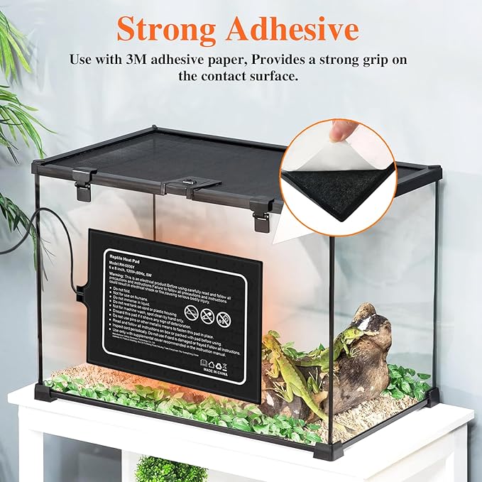 Almohadilla térmica para reptiles 6x8 pulgadas 8W miniatura 3