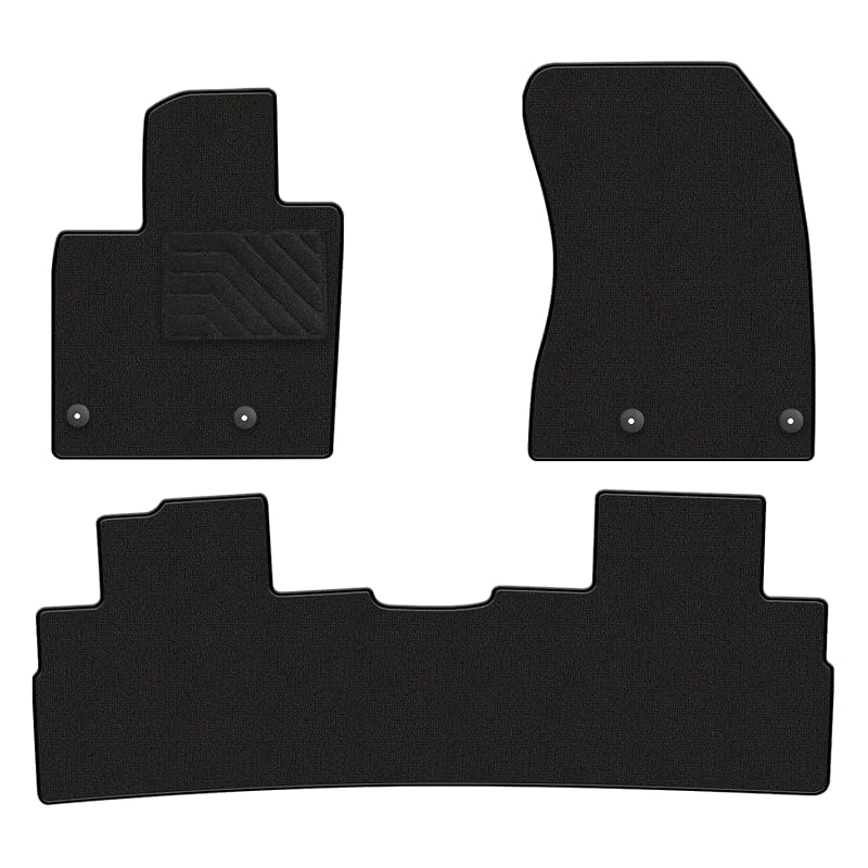 Tapetes de Carpete para Nissan Rogue 2021–2026, Não Compatível com Sport, AOMSAZTO, Kit com 3 Peças
