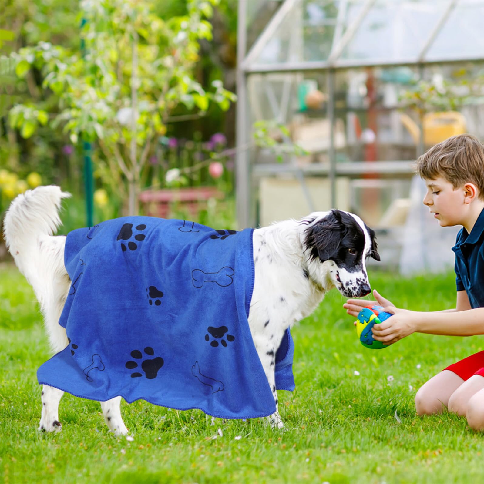 2 Toallas Grandes para Perros para Secarse El Baño Toalla De Secado Rápido para Mascotas para Mascotas para Perros
