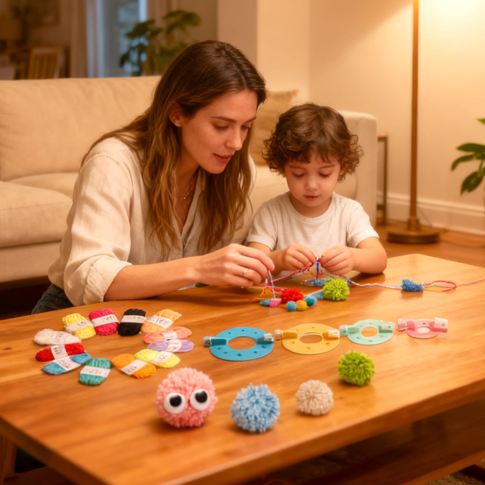 Amscan Pon Pon A Forma Di Ibisco – 3 Pezzi Multicolore Per Feste Hawaiane