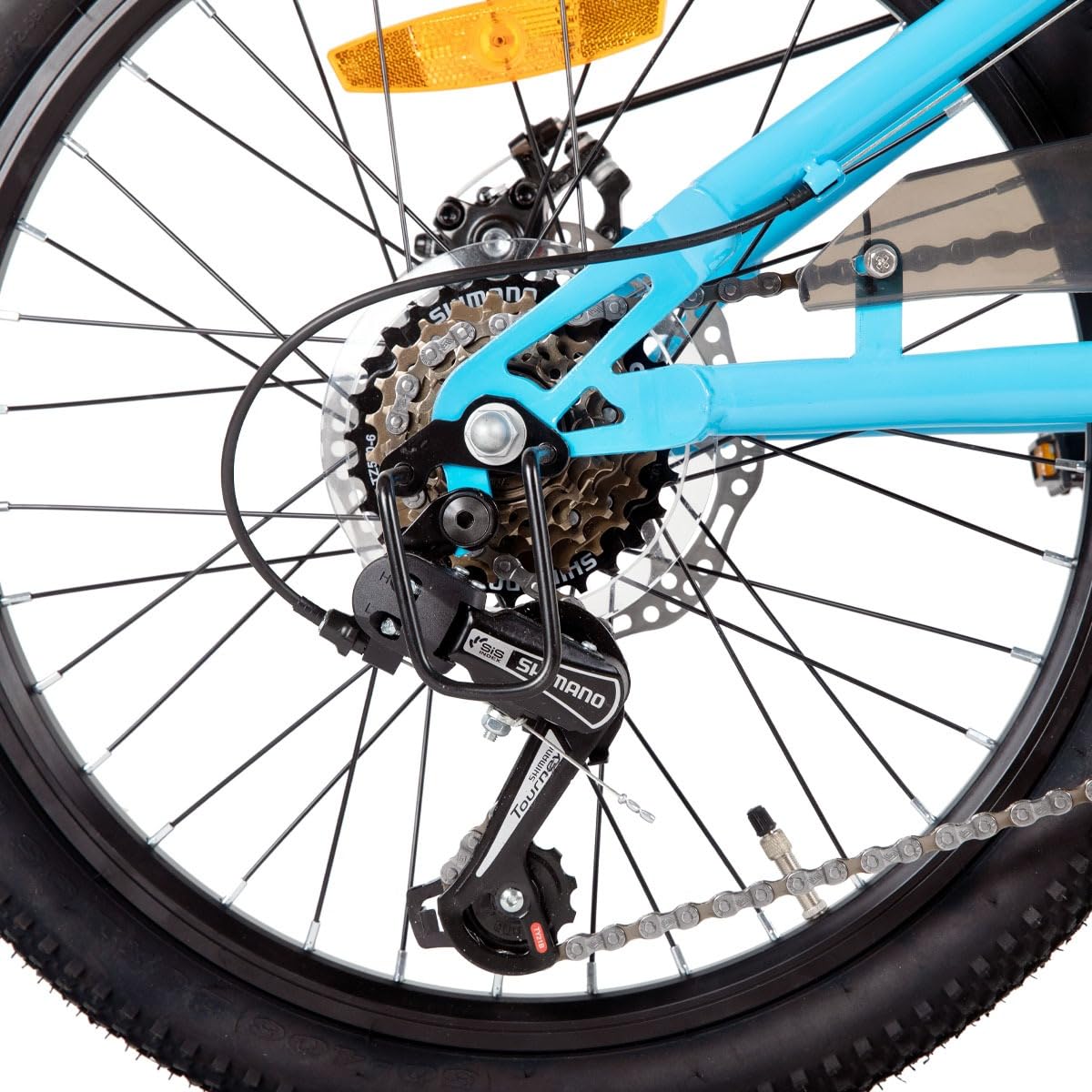 Climb Kinderfahrrad/Mountainbike 20 Zoll |Ab 6-8 Jahren | Kinder Fahrrad für Jungen/Jugend | MTB mit 6 Shimano-Gänge & Scheibenbremsen
