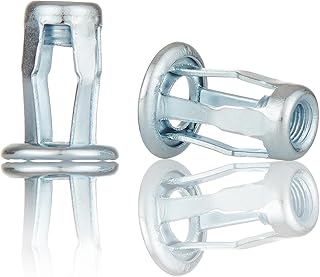 Jack nut Installation Tool Set Hand Thread Insert Jacknuts Assortment Kit for Thin Metal Plastic Polywood Pressboard Hardboard (M5 (Jack Nut-30pcs))