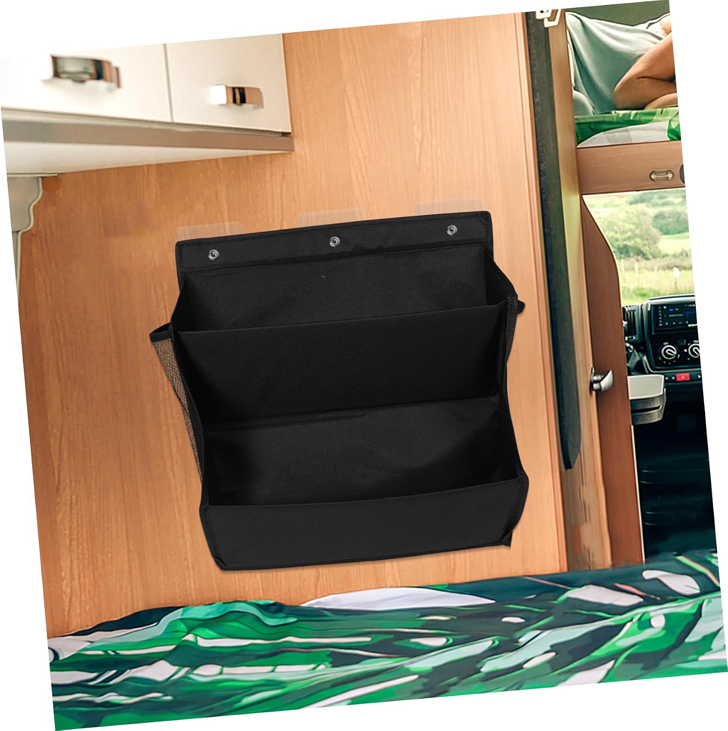 MAGICLULU -mounted Shoe Rack with Hooks Oxford Cloth Organizer for Rvs and Trailers Space-saving Design for Indoor and Outdoor Use for Camping and Travel Storage