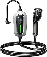 Carregador Portátil para Carro Elétrico BYD GWM VOLVO CHERY TOYOTA, 3,5kW, Bivolt 110v 220v, 6 metros, Wallbox, LED indicador, Tela TOUCHSCREEN