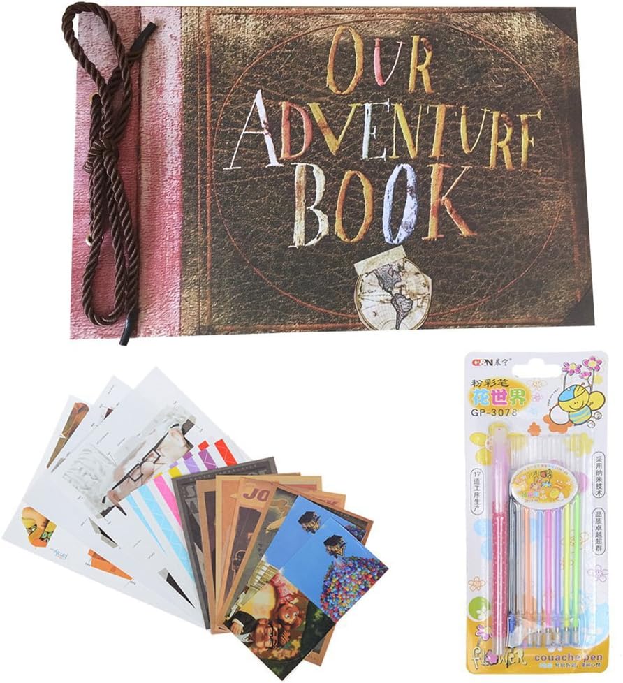 XOTIQ Our Adventure Book Photo Album DIY Scrapbook Album Retro Album