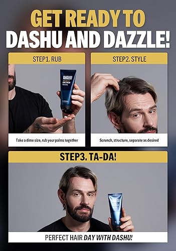 Miniatura 3 de DASHU Daily Volume Up Curl Cream  Crema para rizar el cabello para hombres y mujeres con aceite vegetal e ingredientes proteicos  Crema hidratante