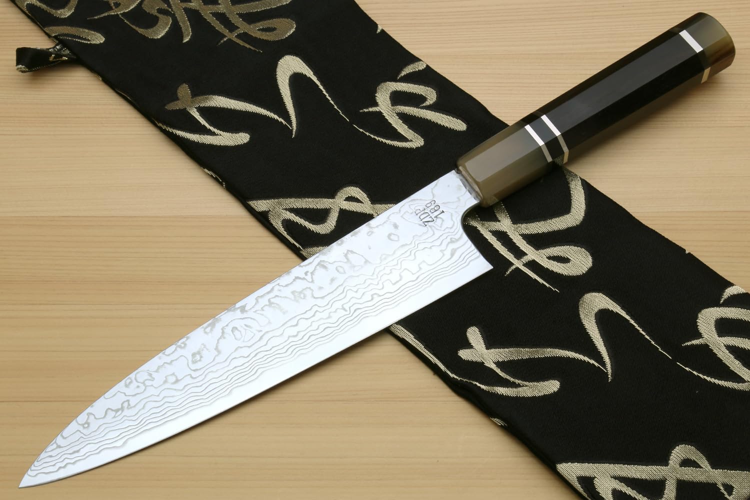 Yoshihiro ZDP189 Super High Carbon Stainless Steel Suminagashi Gyuto Knife (8.25'' (210mm))