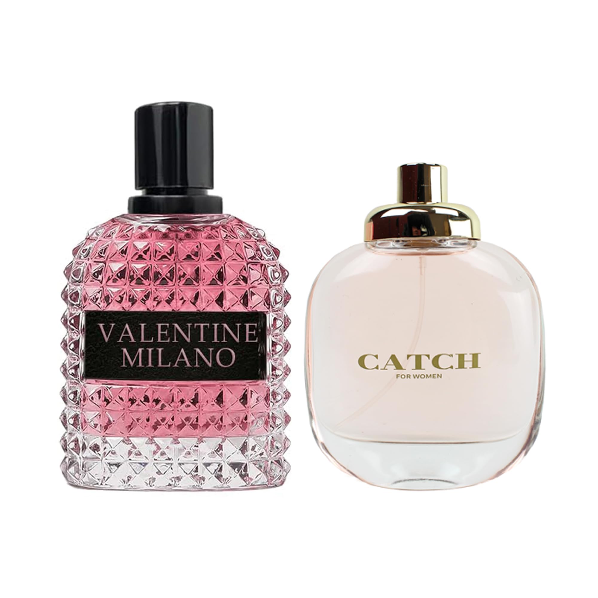 AFLUXE Women's Perfume Combo Set Milano Women&Catch Women Floral Fruity Fragrance Eau De Parfum Elegant 100ml Bottle Natural Spray Each for Daily Used