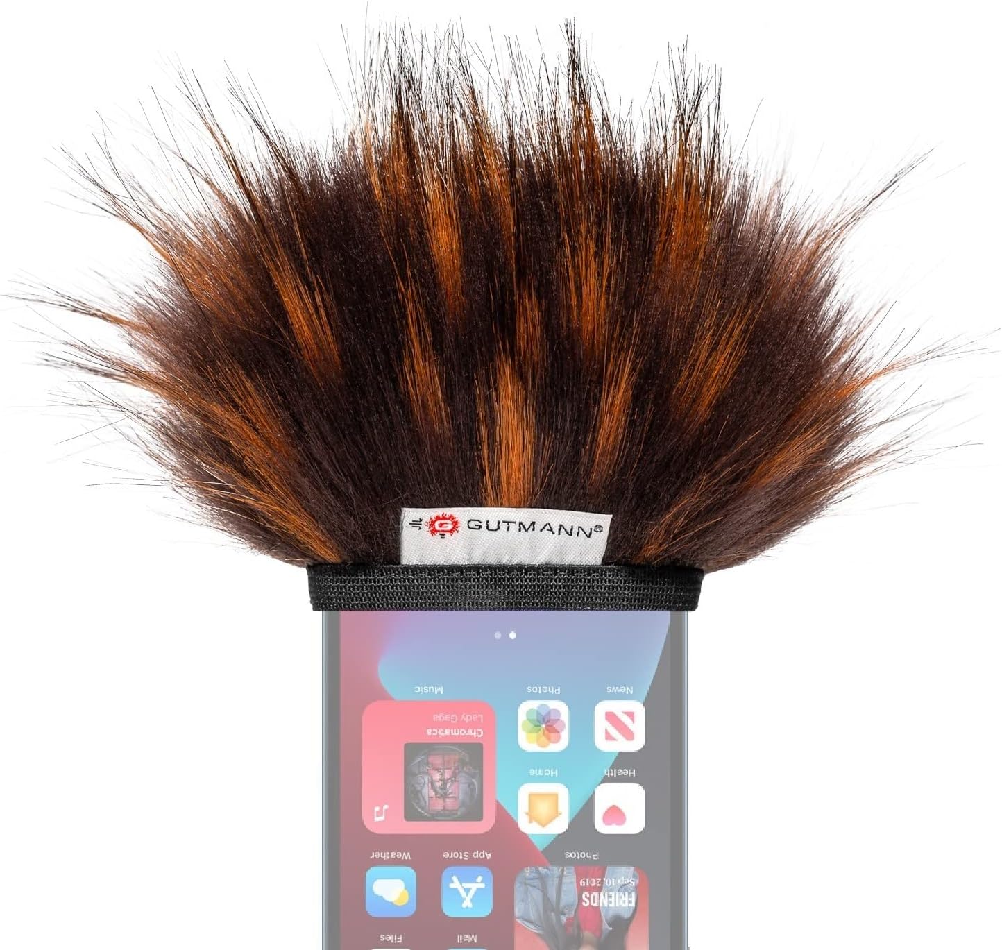 Gutmann Microphone Windscreen for Apple iPhone XS Max Fire, Made in Germany