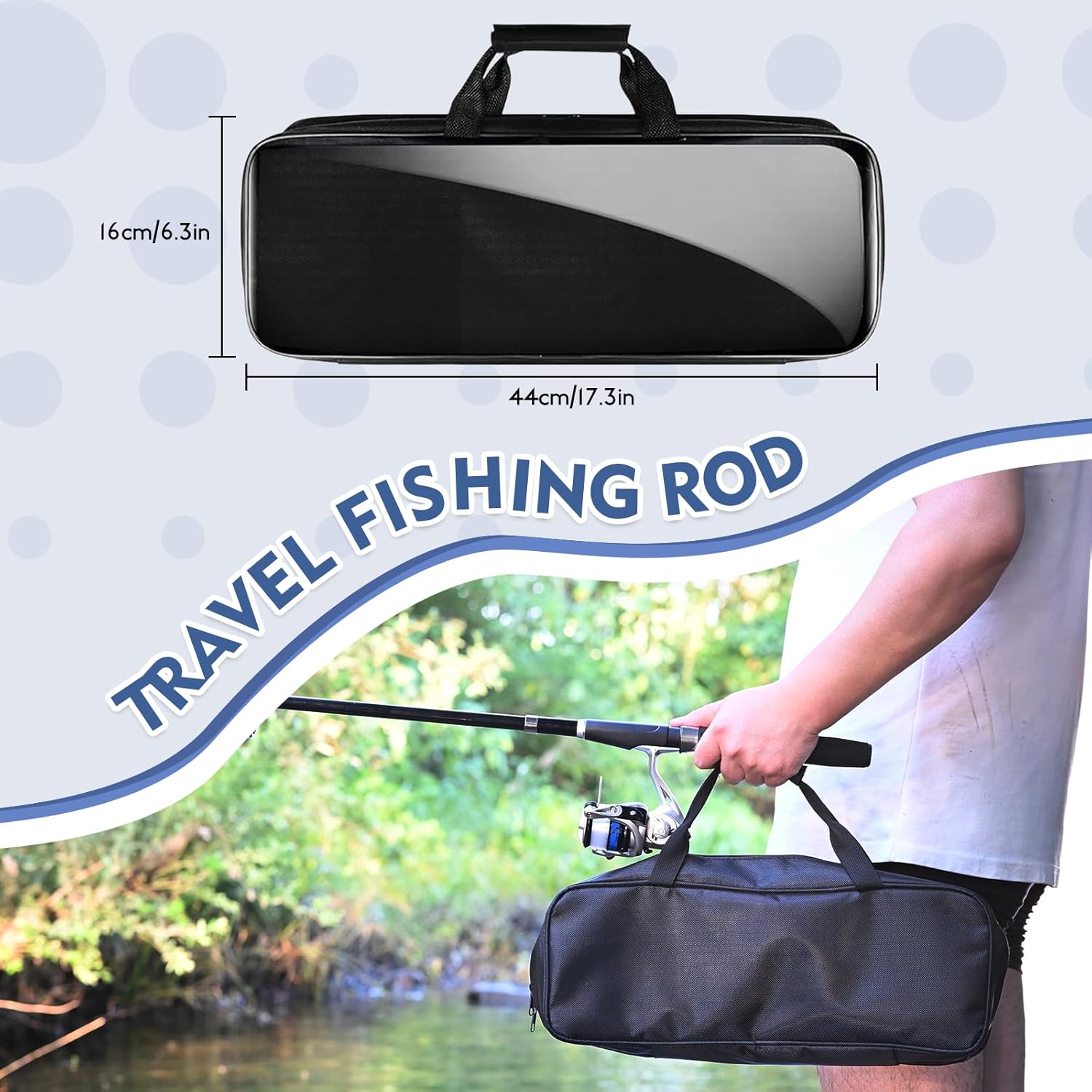 Telescopic Fishing Rod and Reel Combo Set, 2PCS Collapsible Fishing Poles, Fishing Kit with Spinning Reel Fishing Pliers and Lip Gripper, Travel Saltwater Freshwater Fishing Gear for Adults Beginners - Image 4